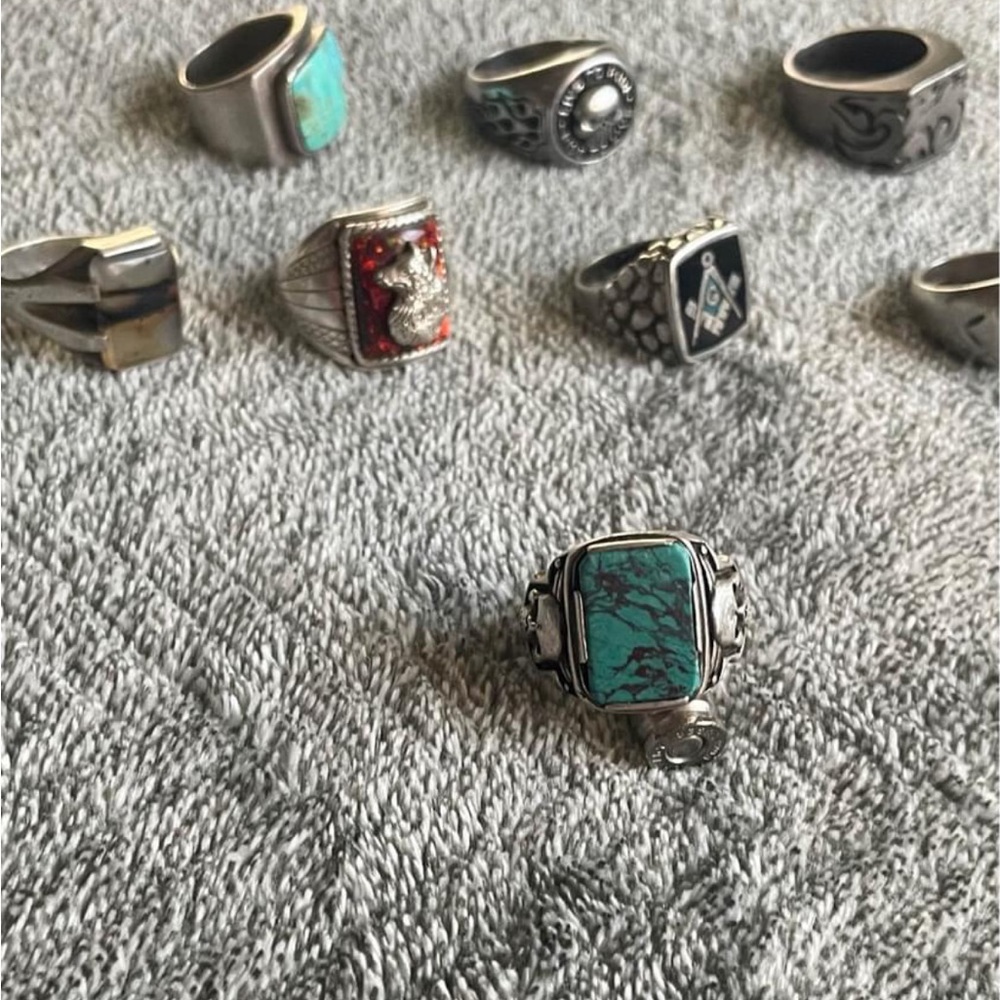 vintage clocks and colours, David yurman, Glen Willie, turquoise, Montana agate.